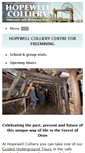 Mobile Screenshot of hopewellcolliery.com